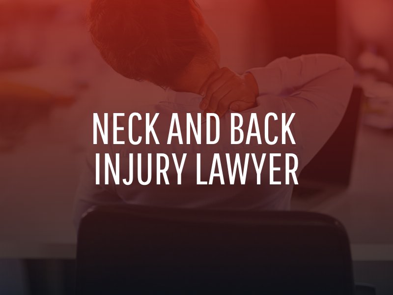 man with neck and back injury