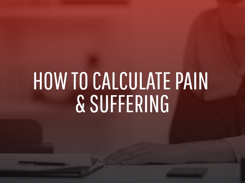 Settlement for pain and suffering
