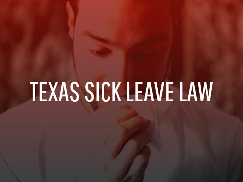 texas sick leave law