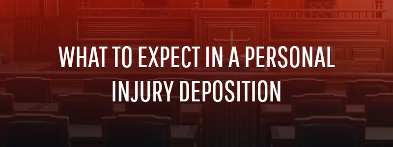 What to Expect in a Personal Injury Deposition