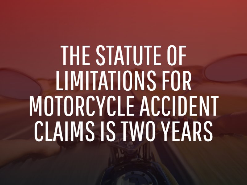 statute of limitations for motorcycle accidents